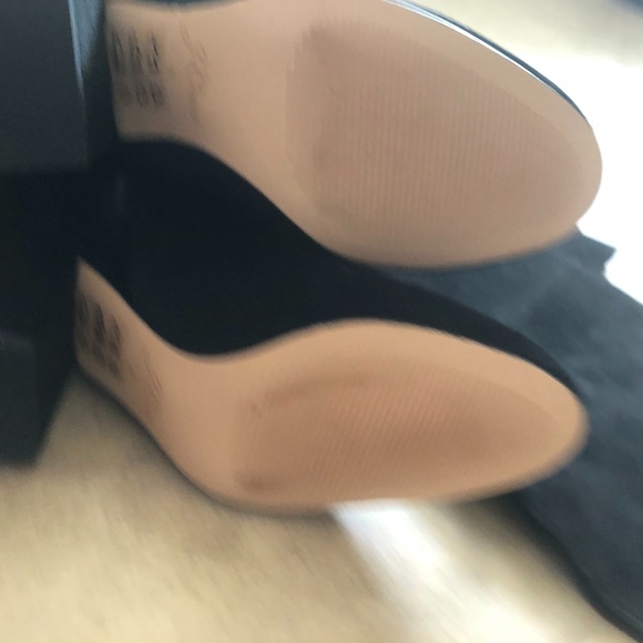 NIB J. Crew Sadie Over the Knee Boots in Black Suede Size 5 - Picture 5 of 12